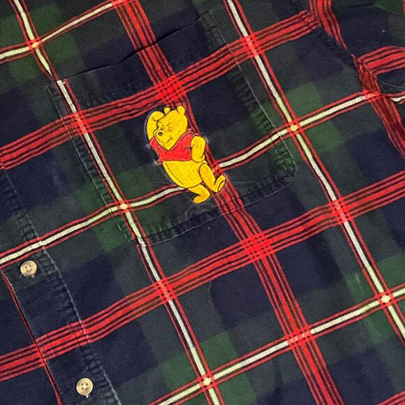 Vintage Disney Winnie the Pooh Flannel Shirt – (Size XL) - Picture 3 of 7